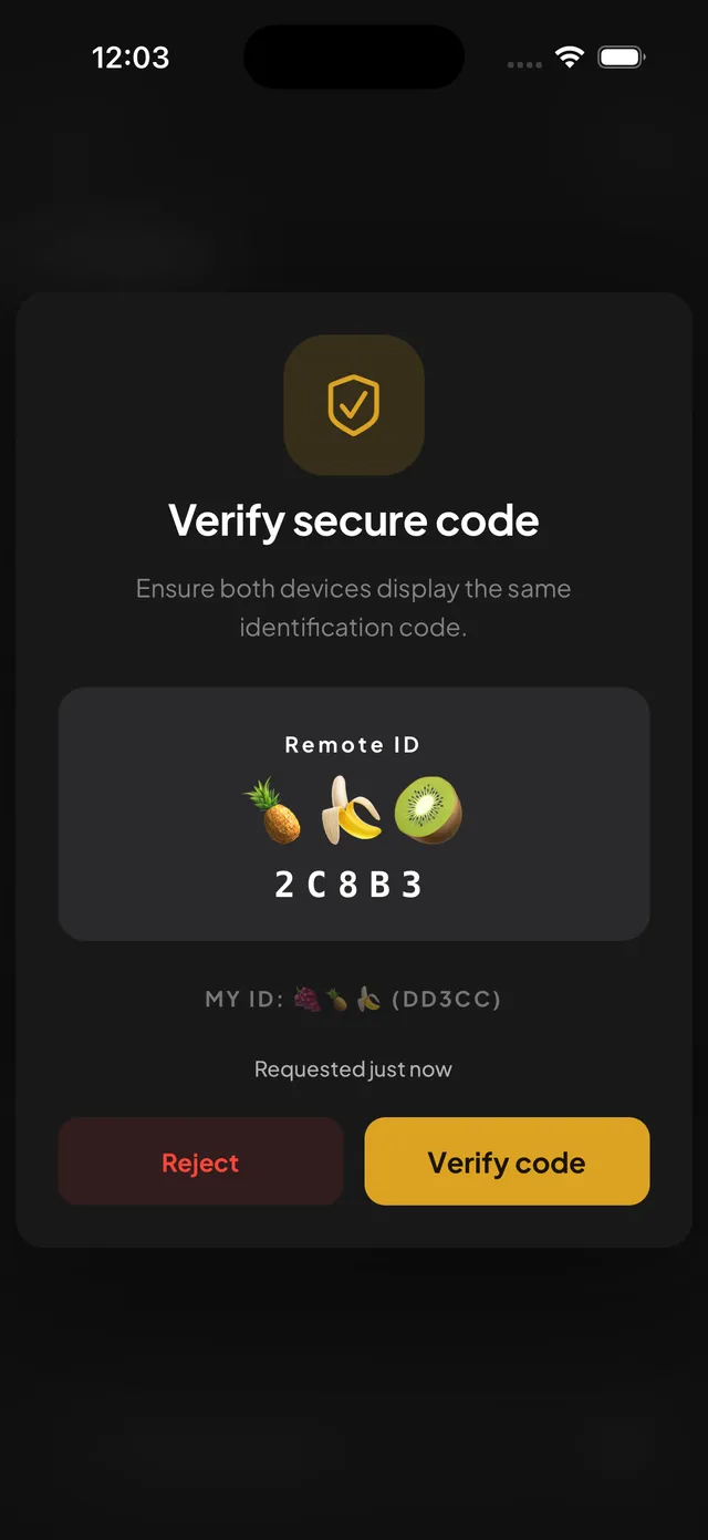 Fingerprint Matching — iOS