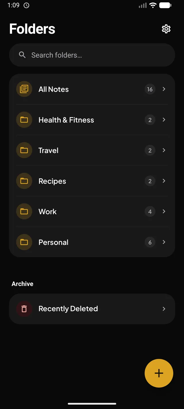 Folders — Android