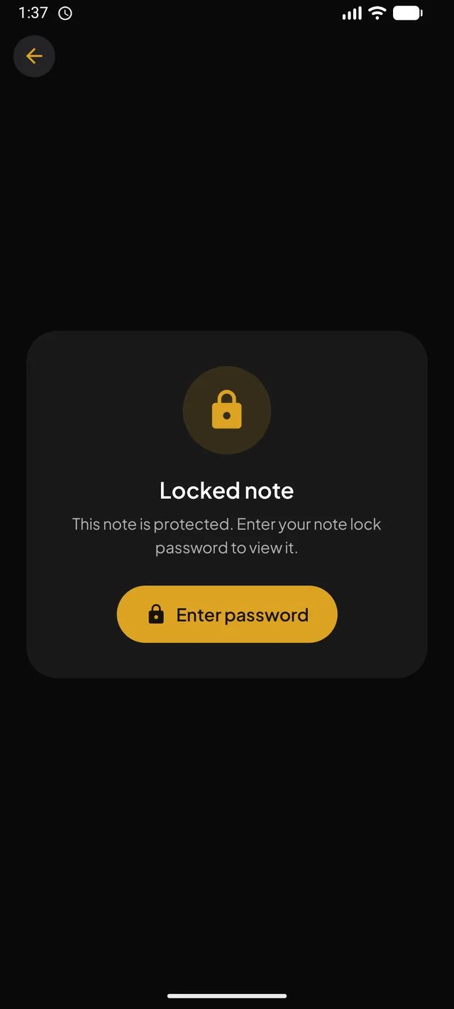 Note Lock — Android