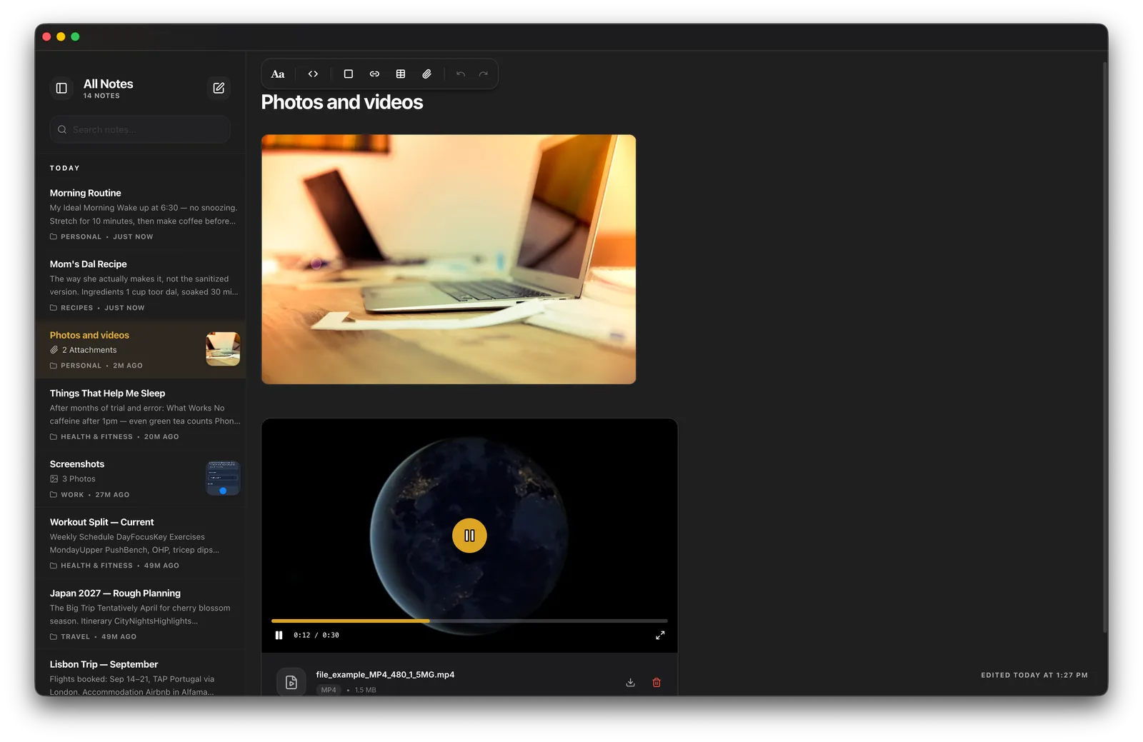 Media Preview — Desktop